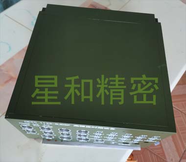 军绿色CNC铝壳加工定制 军绿色CNC铝壳加工定制